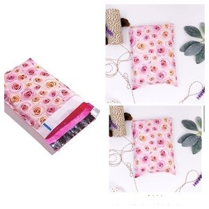 10 -Designer Mailers Roses Poly Mailers 6x9